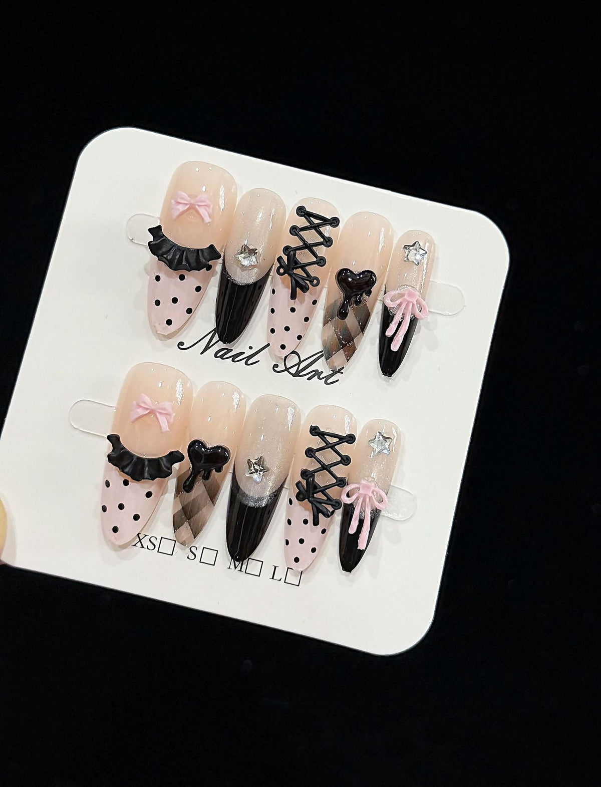 Artistic Design Press-On Nail Set – Themed Manicure Collection