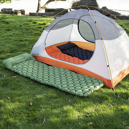 Inflatable Sleeping Pad with Head Support – Lightweight and Cozy