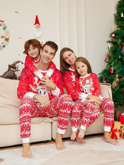 Matching Family Christmas Pajamas with Dog Outfit Included