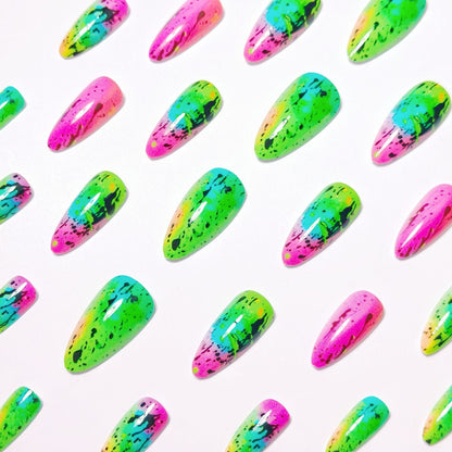 Neon Splash Nail Art Design Kit