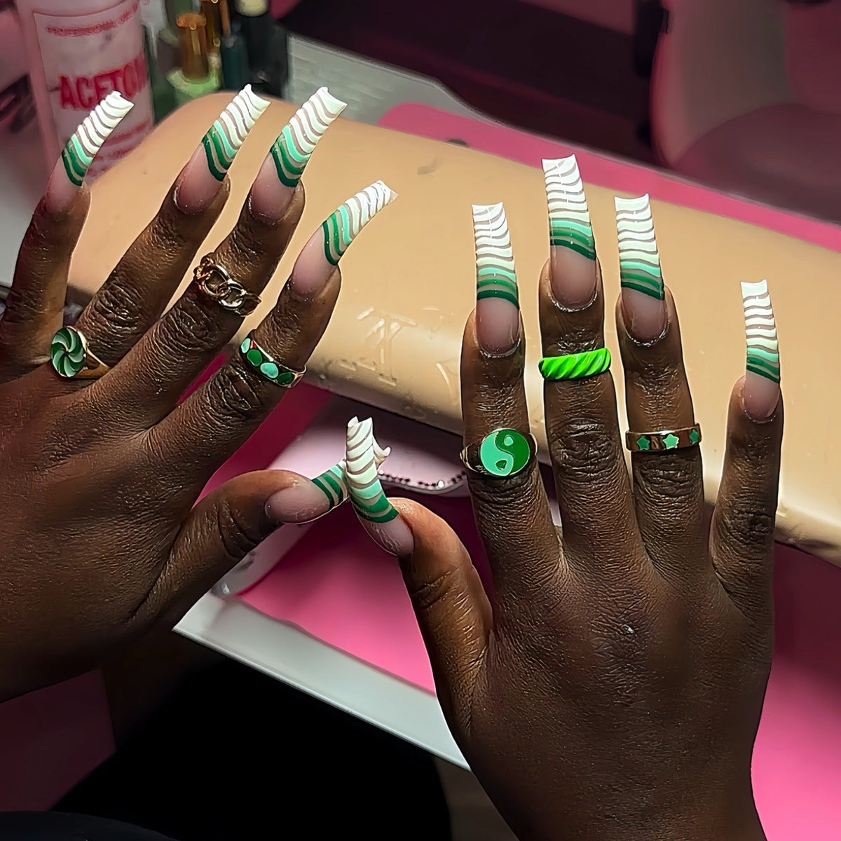 Sculpted Nail Art Enhancements – Artistic Design 1787977864