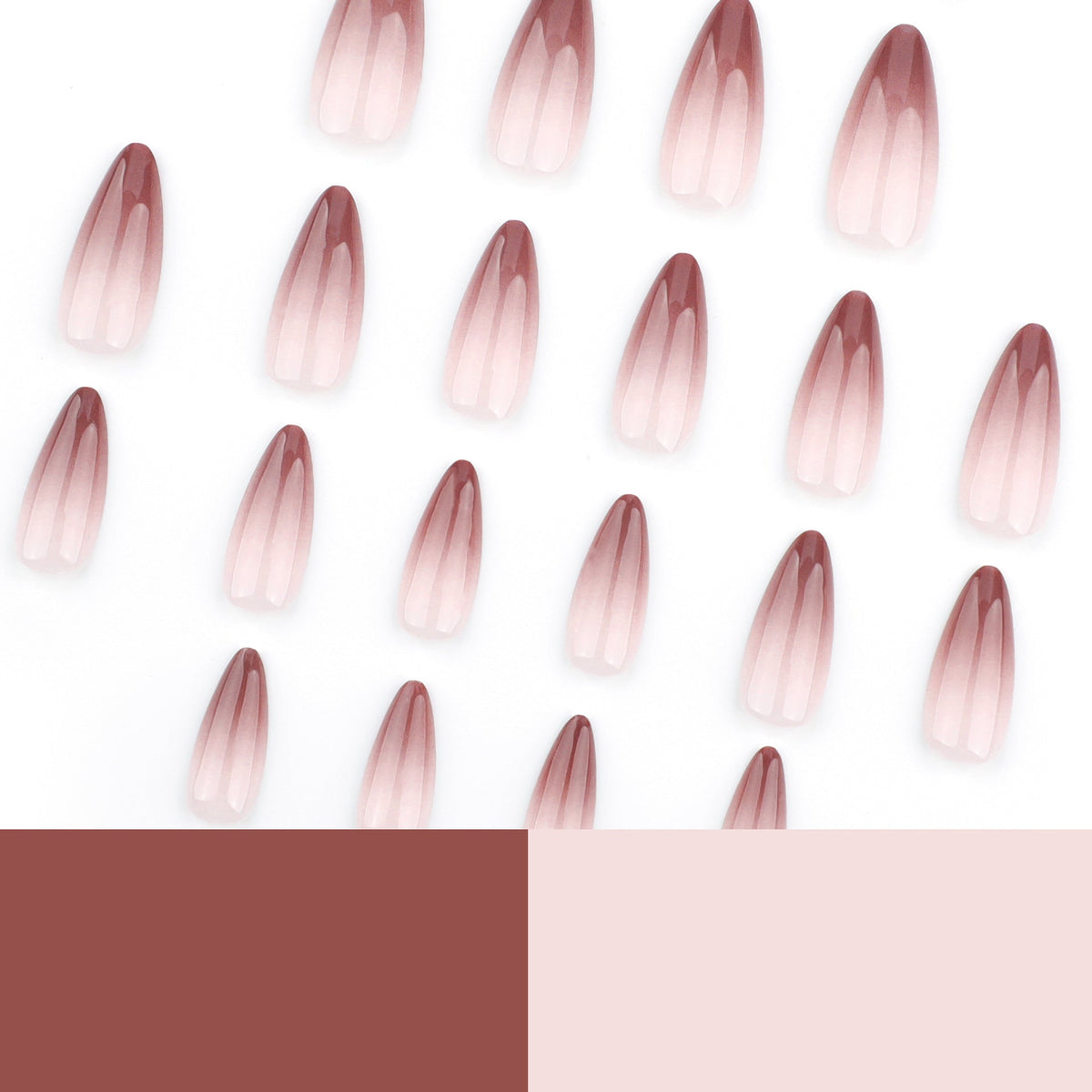 Ombre Design Stiletto Nails - Artistic Elegance