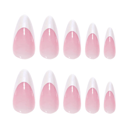Elegant Gradient Design on Artistic Stiletto Nail Tips