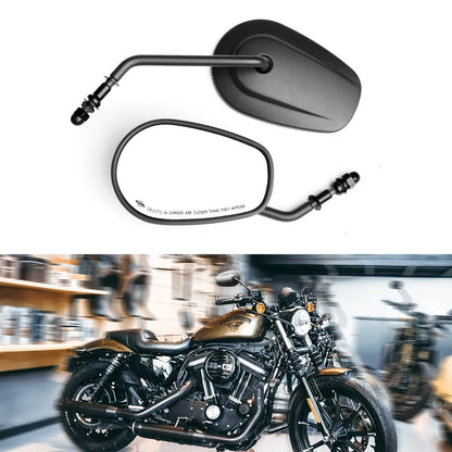 Chrome Finish Adjustable Rearview Mirror for Motorcycles