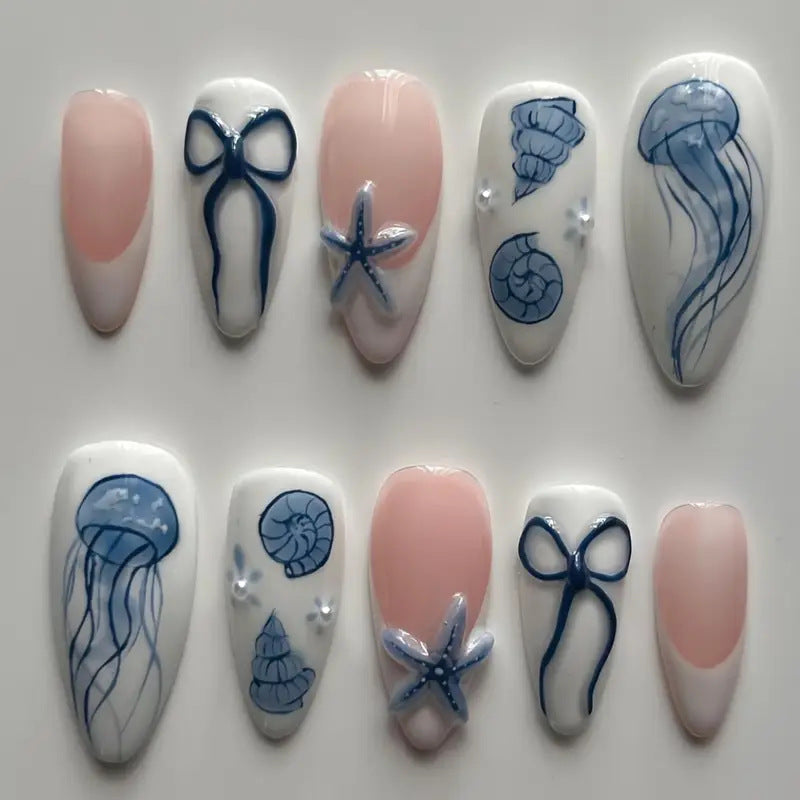 Ocean-Themed Nail Art Kit
