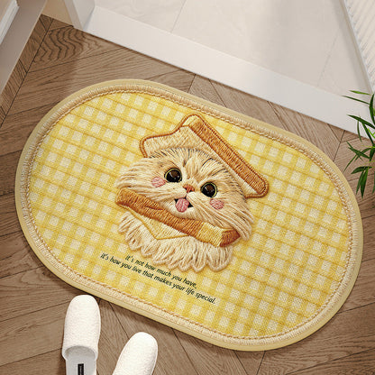 Charming Area Mat with Dog Design
