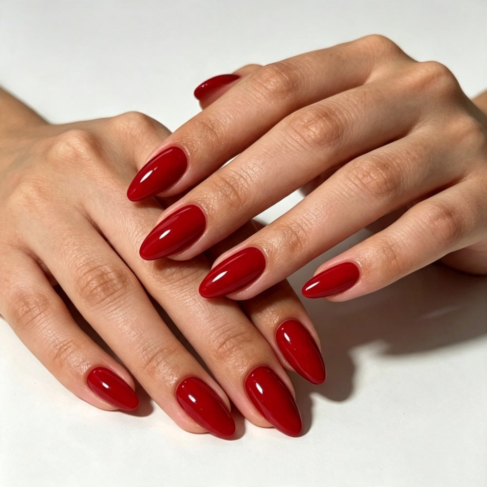 Glossy Press-On Nails in Almond Shape