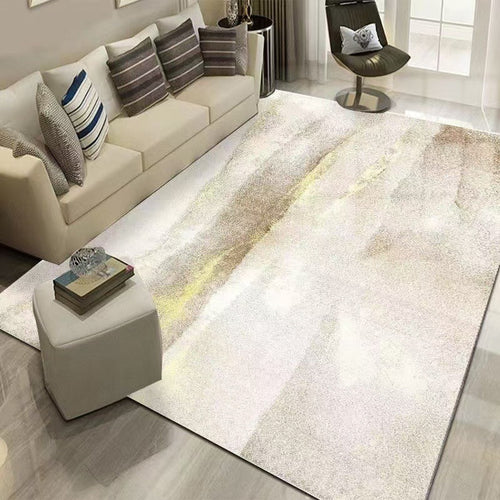 Plush Area Rug with Abstract Design