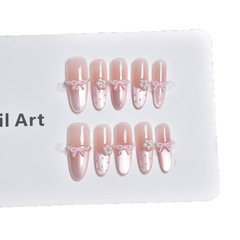 Set of 3D Decorative Press-On Nail Art