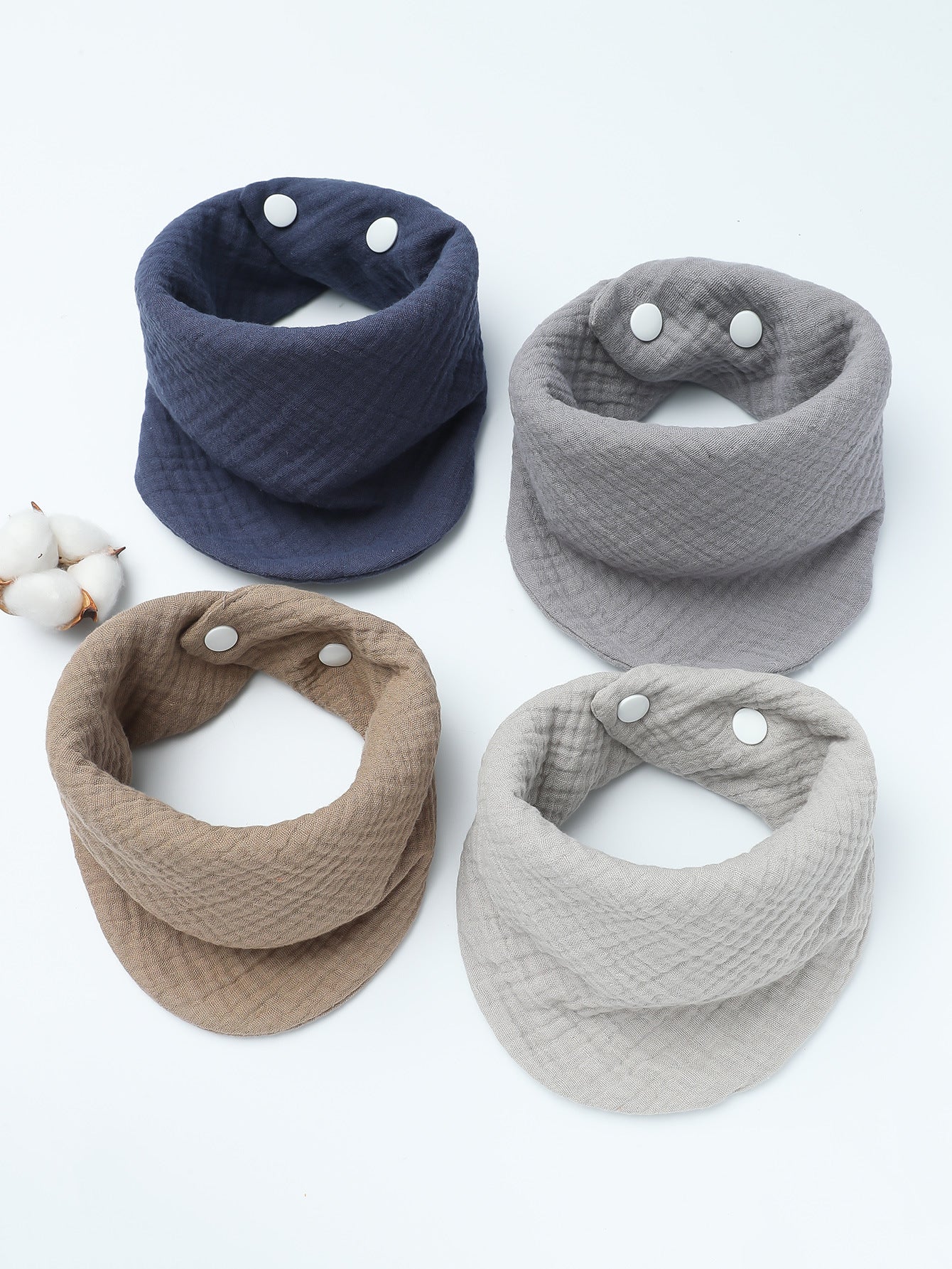 Reversible Cotton Scarf with Adjustable Design