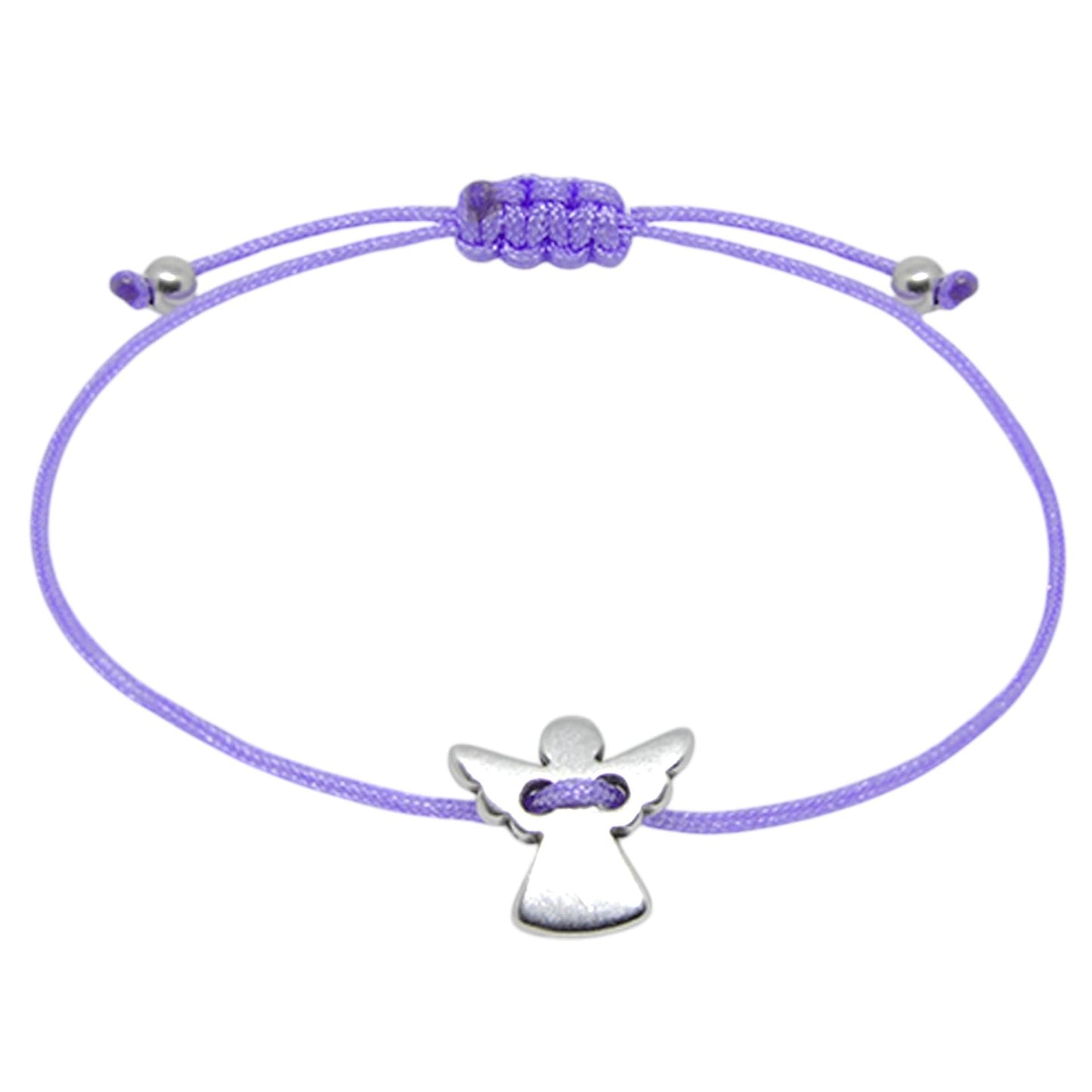 Adjustable Bracelet with Angel Charm