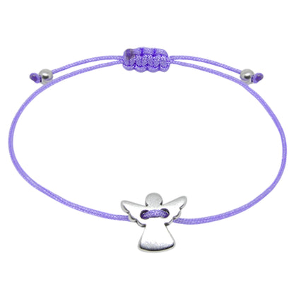 Adjustable Bracelet with Angel Charm