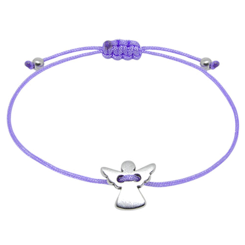 Adjustable Bracelet with Angel Charm