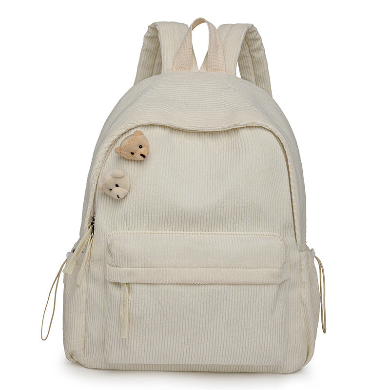 Cute Soft Toy-Inspired School Backpack