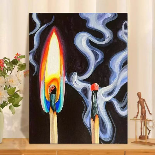 Smoke Abstract Art Print – Taalita Design