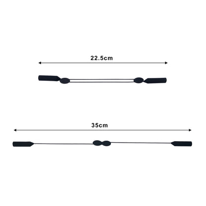 Eyewear Stabilization Strap with Adjustable Fit