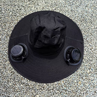 15 cm Extrawide edge, double pleat, deep black