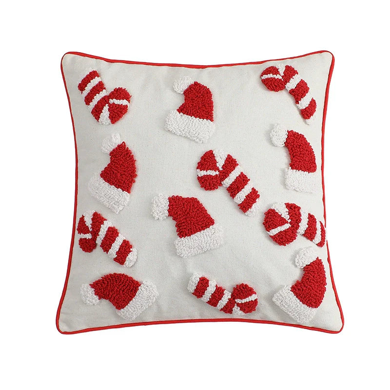 Luxurious 3D Textured Velvet Holiday Accent Pillow