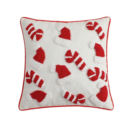 Luxurious 3D Textured Velvet Holiday Accent Pillow