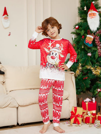Matching Family Christmas Pajamas with Dog Outfit Included