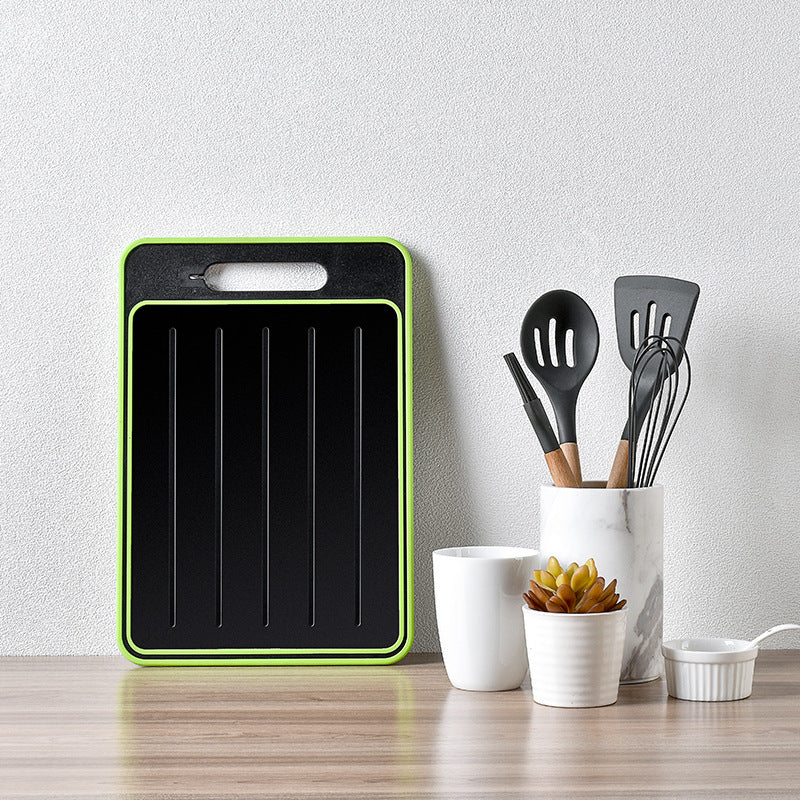 Multi-Functional Cutting Board for Defrosting and Food Preparation