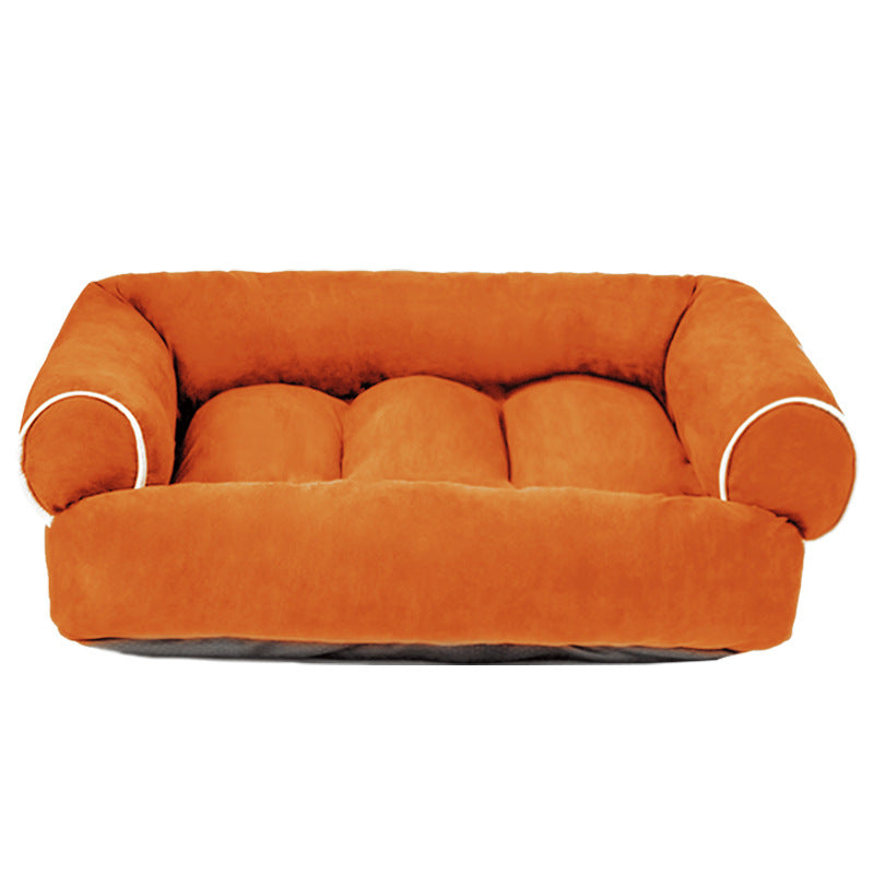 Orthopedic Dog Bed in Velvet – Cozy Support for All Breeds