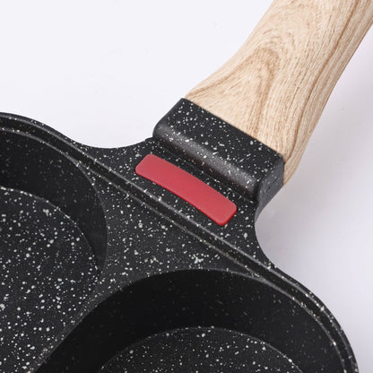 Multi-Chamber Non-Stick Breakfast Frying Pan for All Stovetops