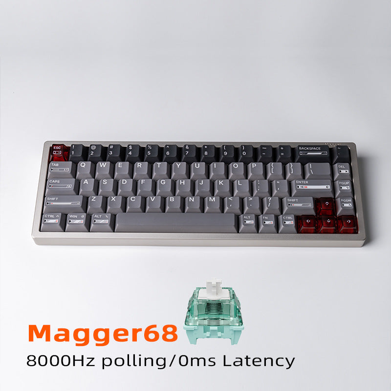 68-Key Mechanical Gaming Keyboard with High-Performance Switches