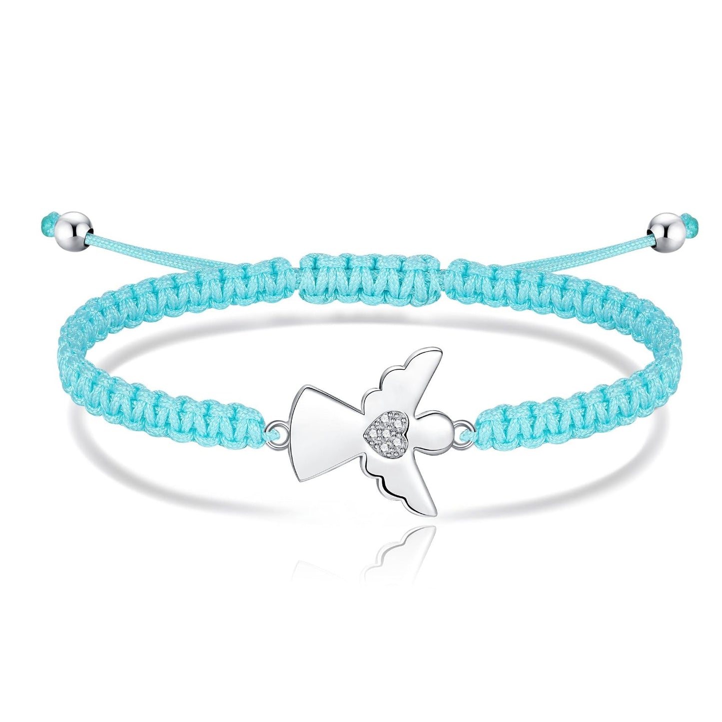 Adjustable Bracelet with Angel Charm