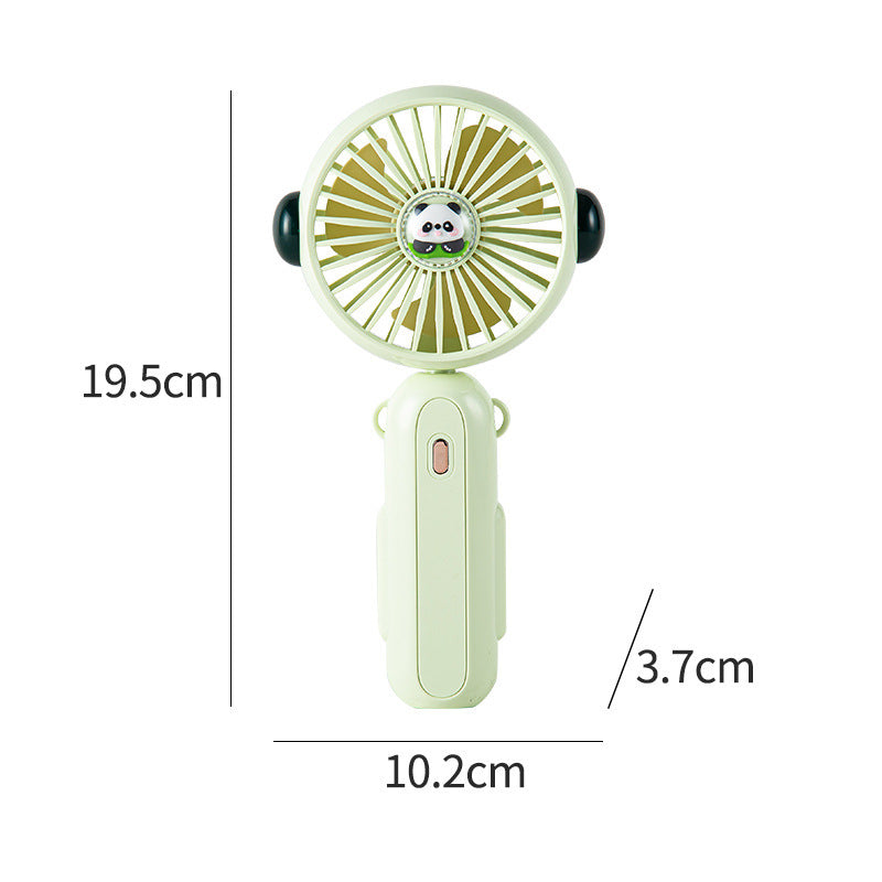 Cute Panda Design Handheld Fan – Portable Cooling Device