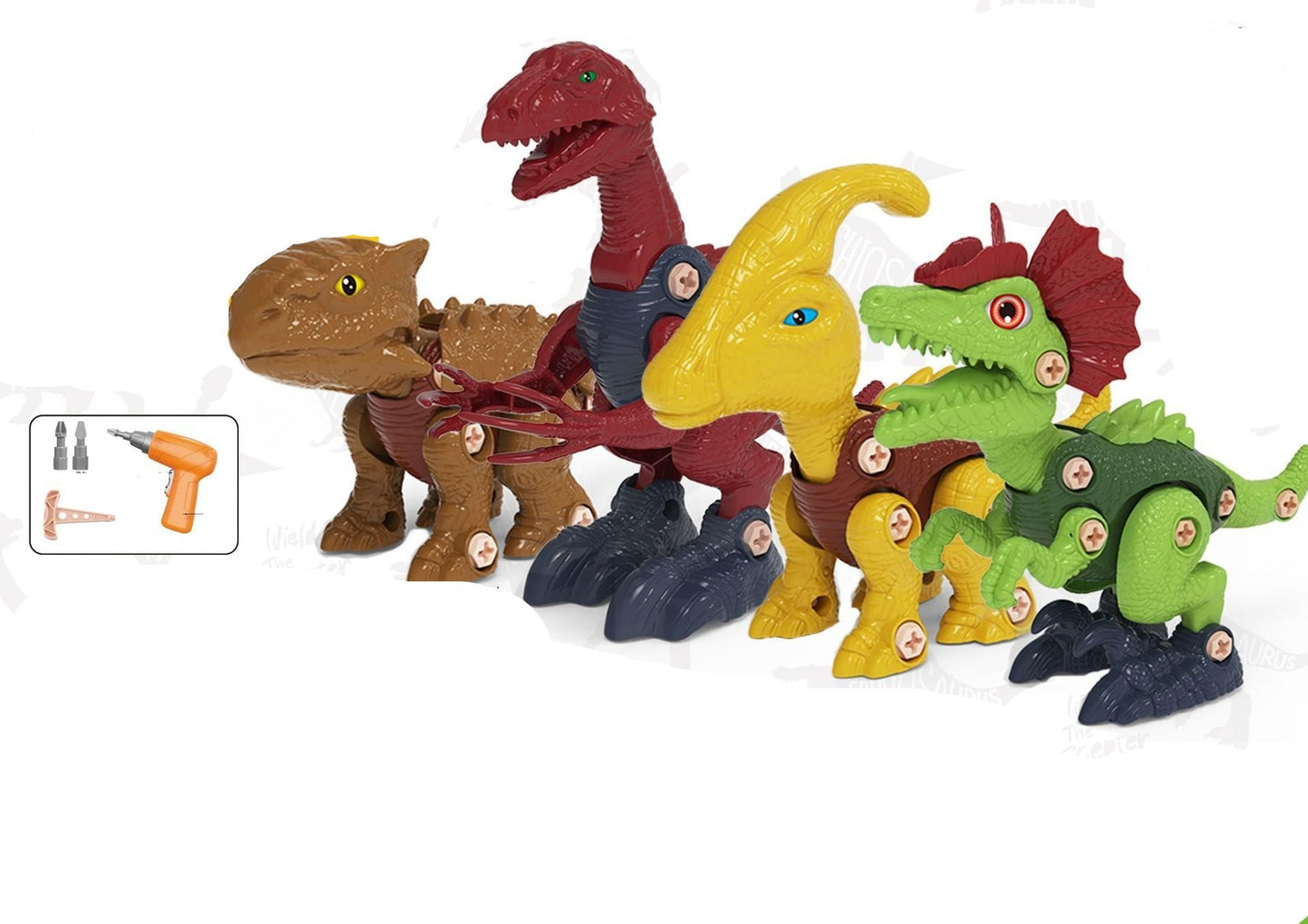 Dino Construction and Screw Toy Set