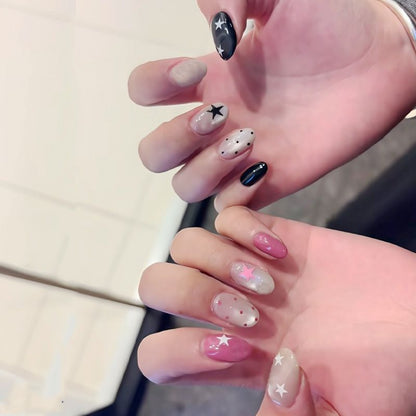 Glitter Nail Art Set with Ombre Design