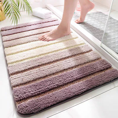 Soft and Absorbent Bath Mat in Plush Material