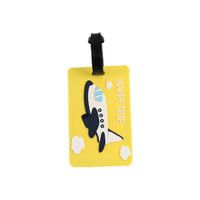Luggage Tag with Airplane Design