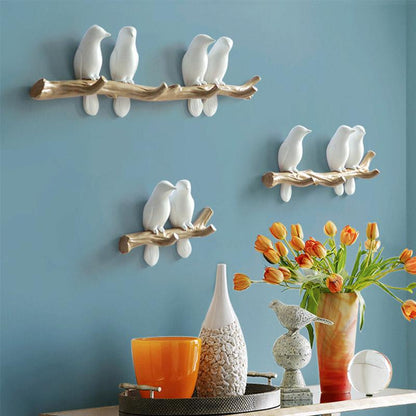 Decorative Wall Hooks with Beautiful Bird Design for Playful Styling