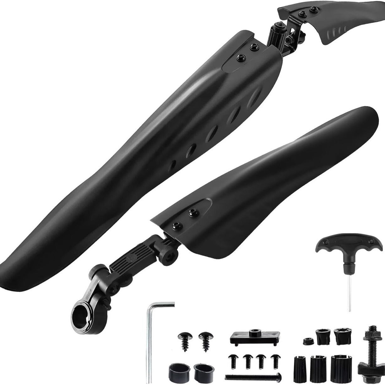 Durable Adjustable Bicycle Fenders - Mudguard Set