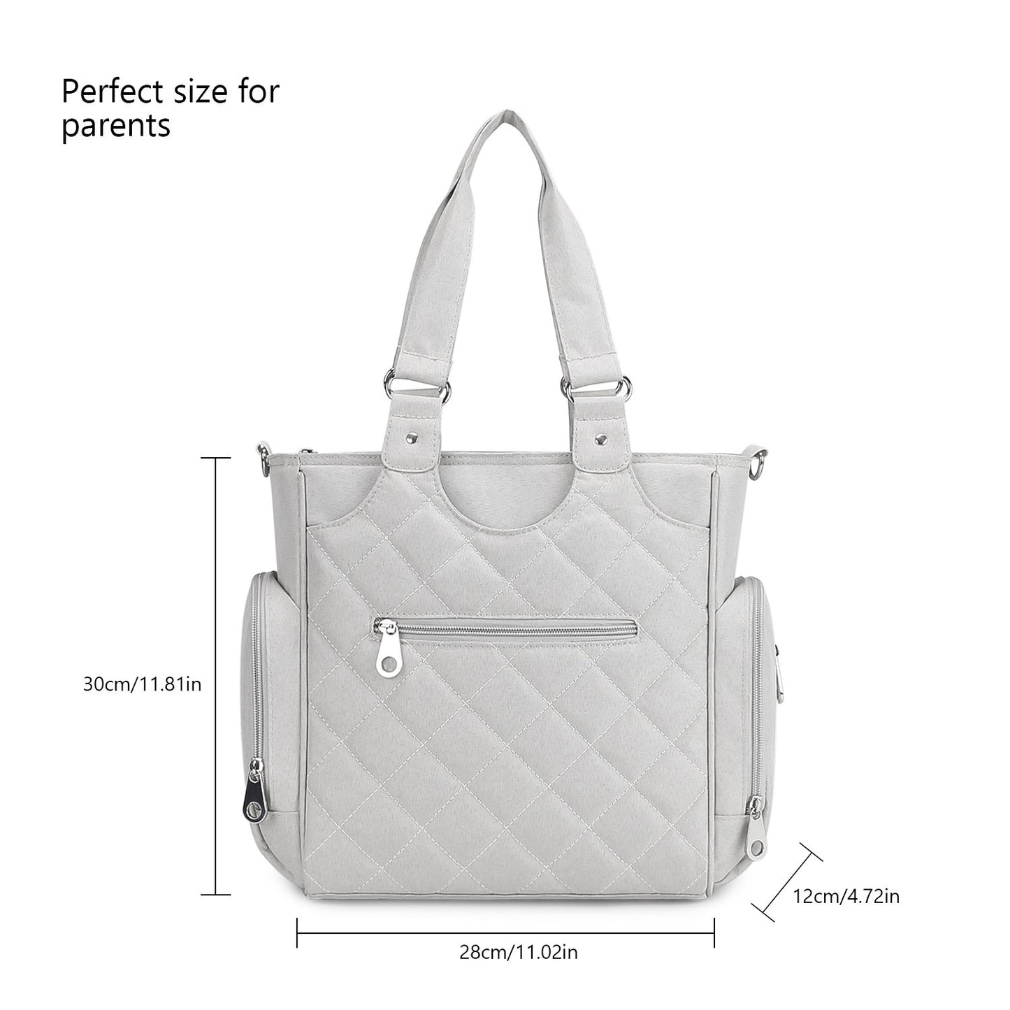 Multifunctional Diaper Bag with Complete Accessories