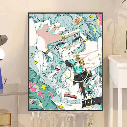 Decorative Wall Art Inspired by Anime - Taalita Design