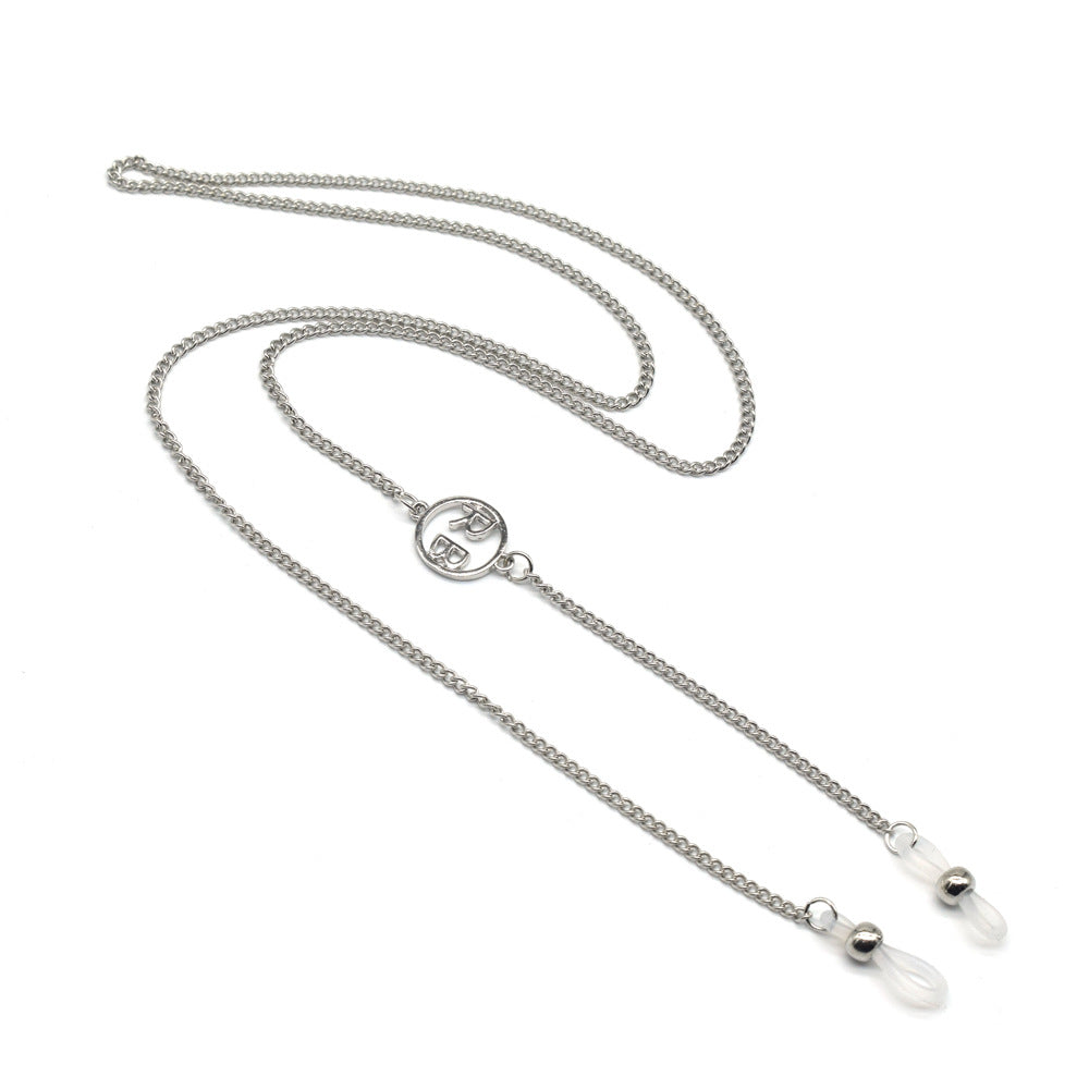 Silver Eyewear Chain with Adjustable Length