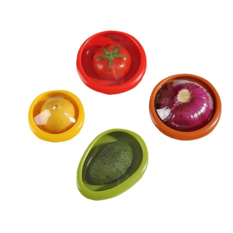 Silicone Sealed Storage Container for Half Onions - Airtight Keeper