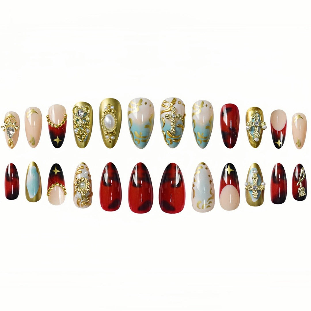 Creative Resin Nail Extensions for Art Design