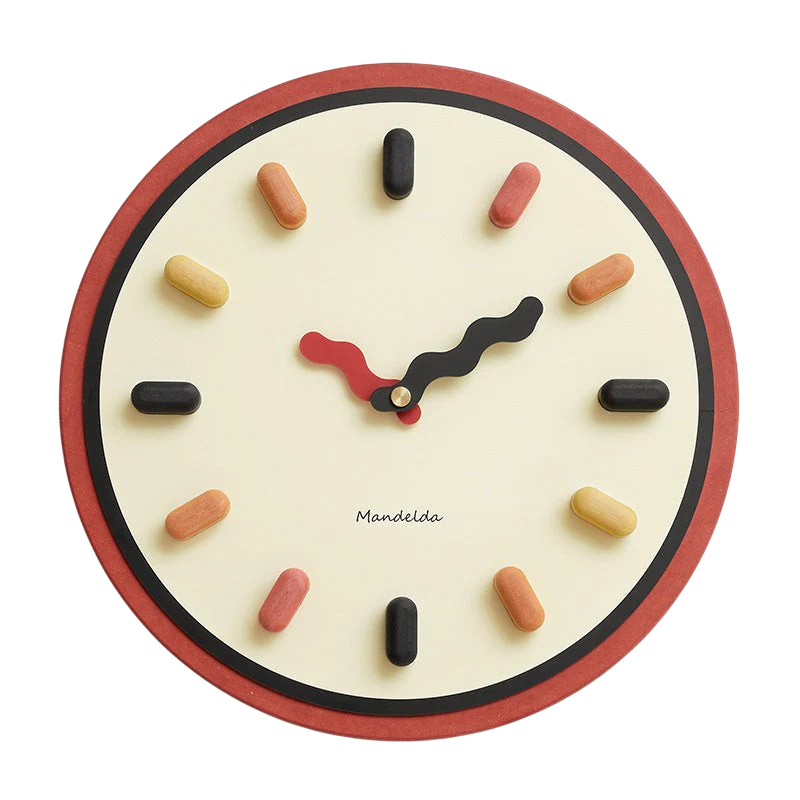 Silent Sweep 3D Wall Clock for Bedroom and Living Room Decor