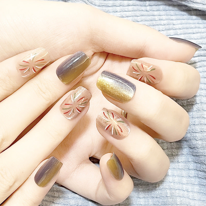 Decorative Pattern Press-On Nail Kit