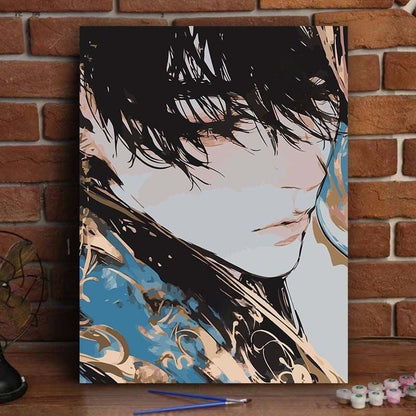 Canvas Print of Abstract Portrait Artwork