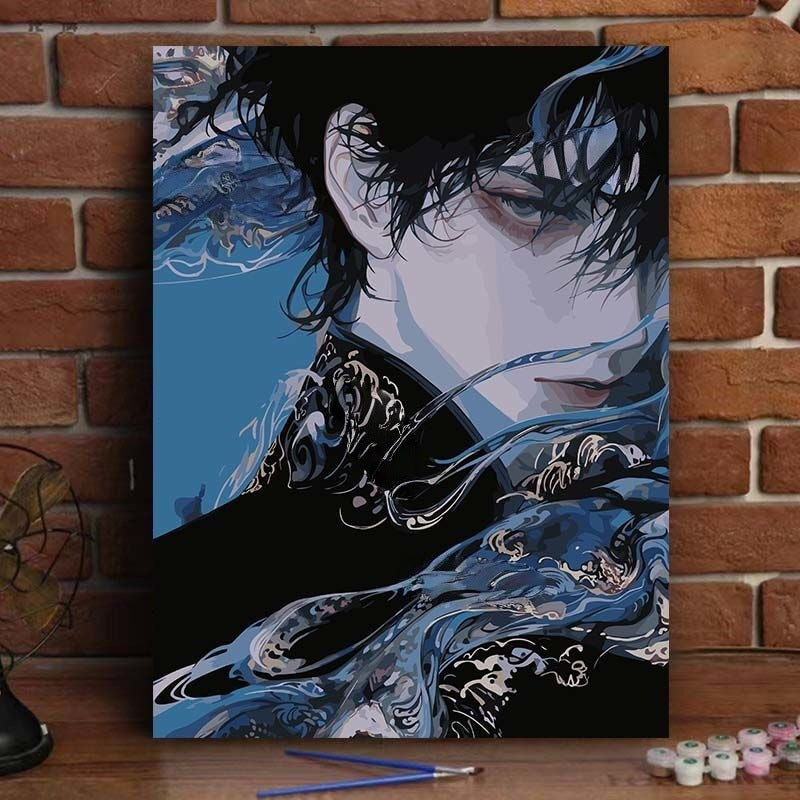 Canvas Print of Abstract Portrait Artwork