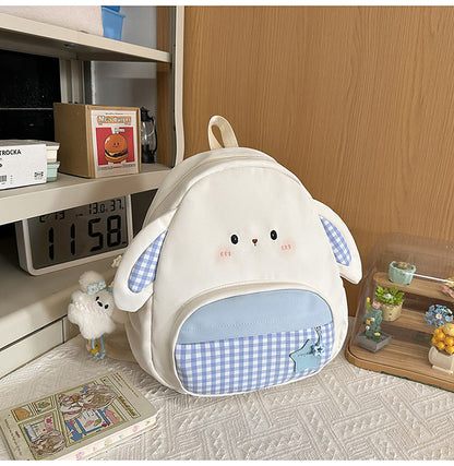 Mini Backpack with Cute Bunny Ears for School