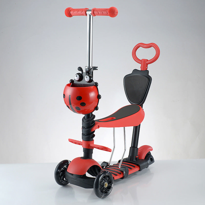 Multi-Functional 5-in-1 Scooter for Versatile Use