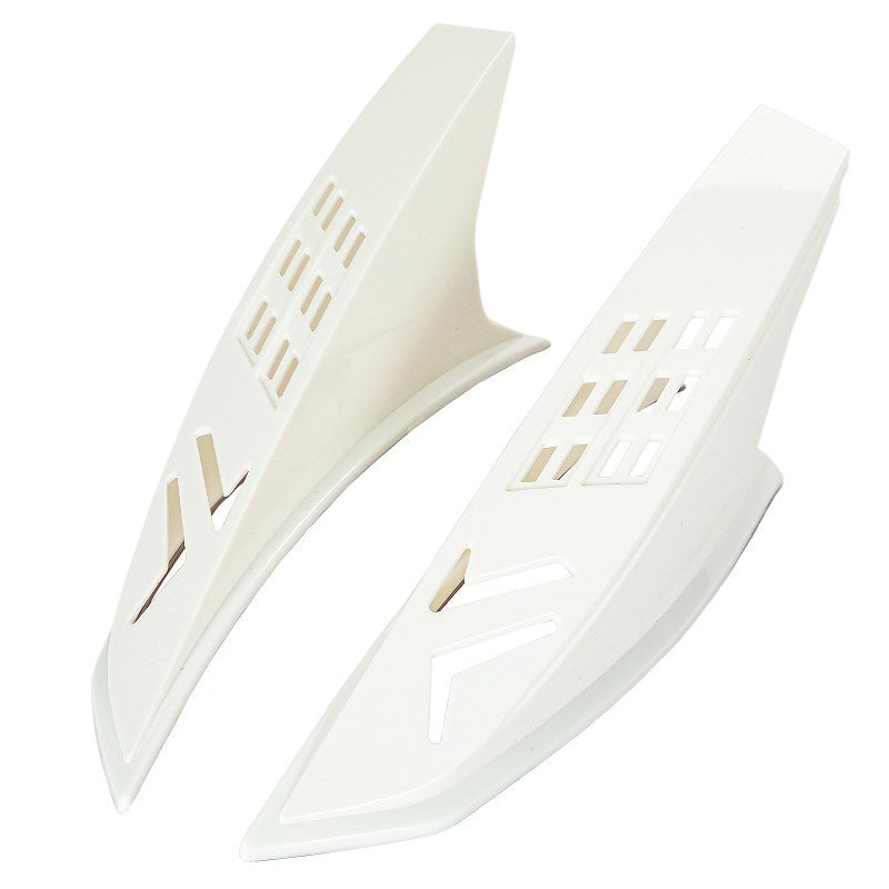 Side Panels for Aerodynamic Motorcycle Helmet