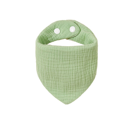 Adjustable Bandana Bib in Muslin Fabric