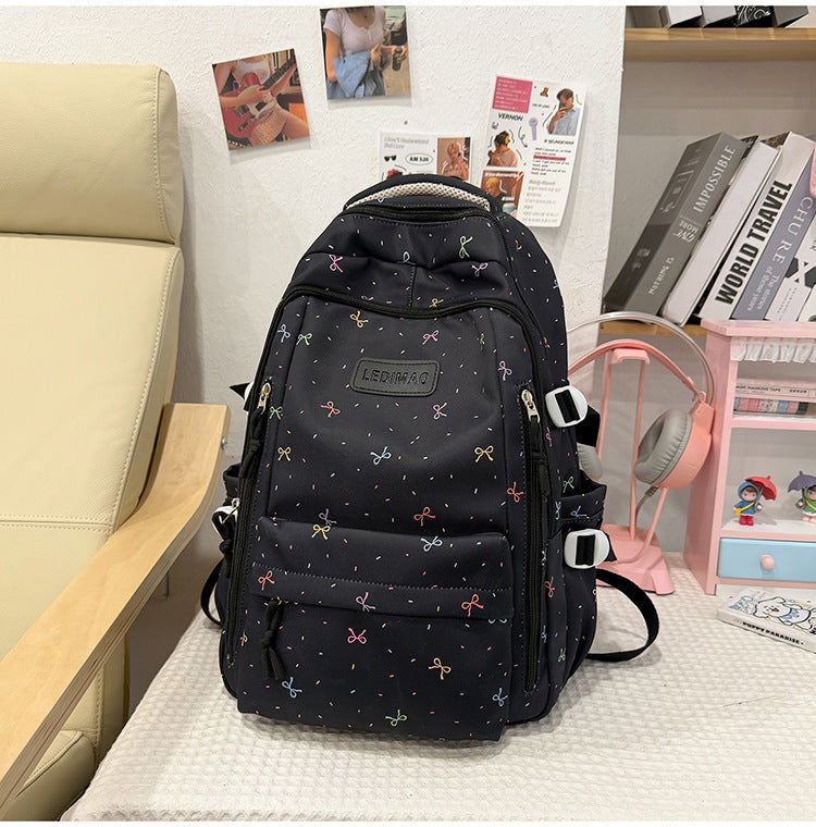 Lightweight School Backpack with Fun Character Design